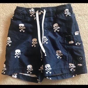 Skull and Bones Swim Trunks